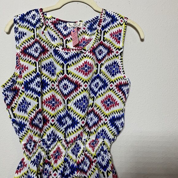 2 PC BUNDLE Drunken Tango 2X Swim Coverup Popover/Polyester Skater Sundress’s - Picture 5 of 8